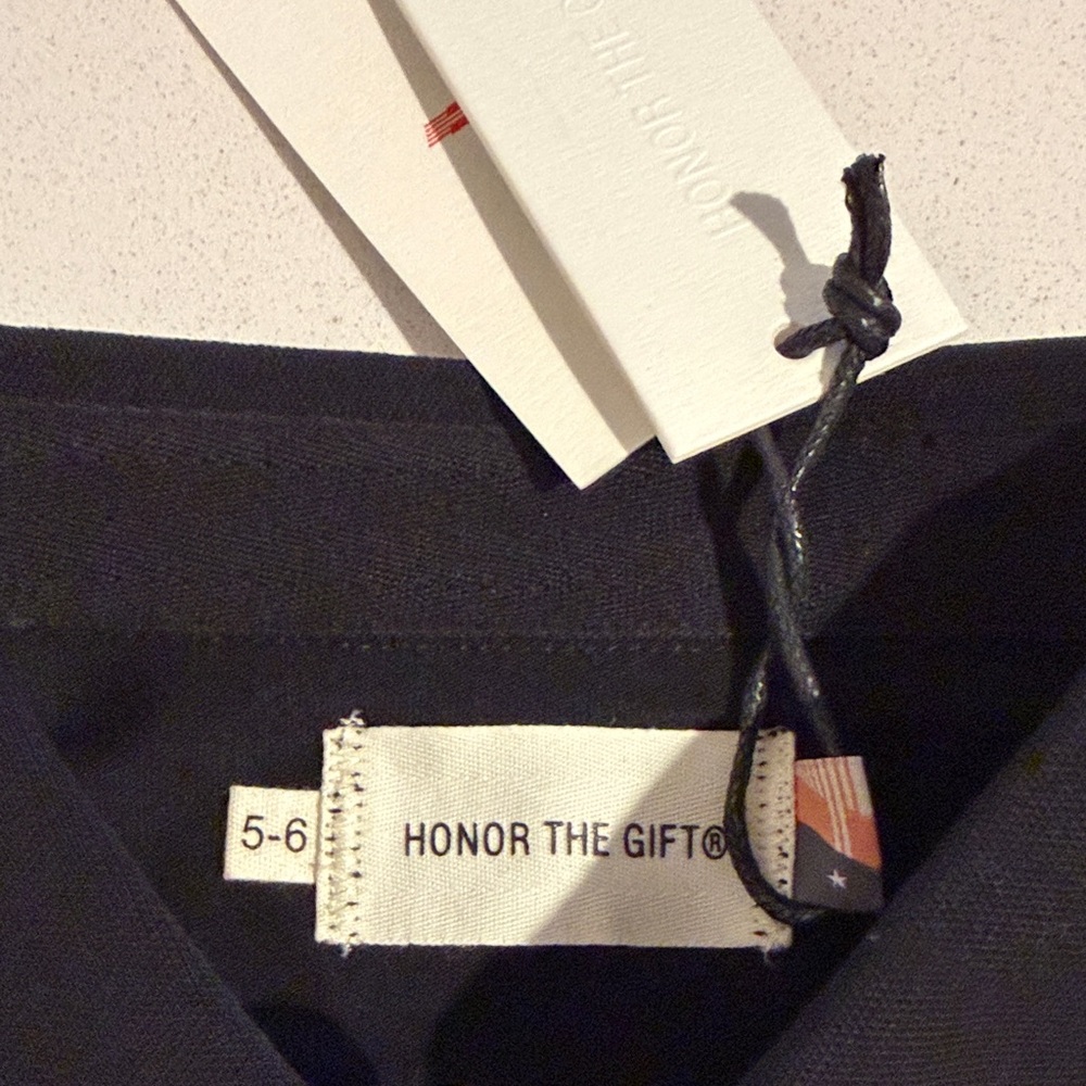 Black honor the gift Long Sleeve Kids Polo Shirt - Picture 2 of 4